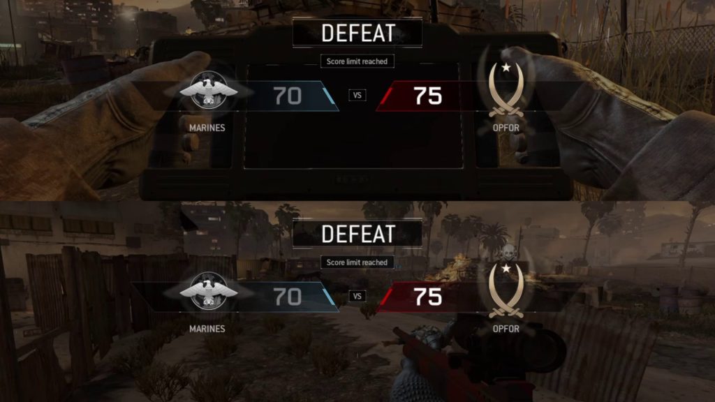 call of duty ww2 split screen